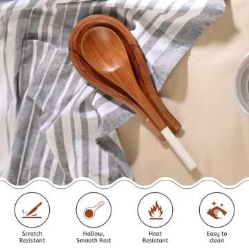 Folkulture Spoon Rest for Kitchen Counter, Spoon Holder for Stove, Kitchen Spoon Rest, Spoon Holder ...