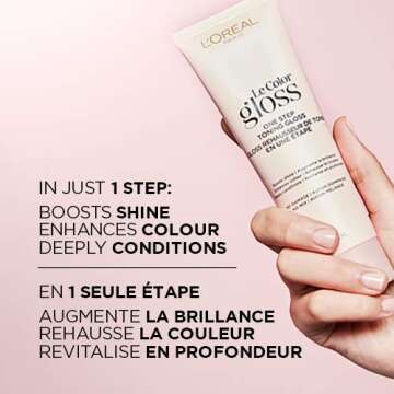 L'Oreal Paris Le Color One Step Toning Hair Gloss, Honey Blonde, 4 Ounce