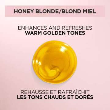 L'Oreal Paris Le Color One Step Toning Hair Gloss, Honey Blonde, 4 Ounce