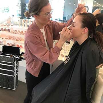 OUDMAY 4 in 1 Makeup Case - Durable & Stylish Organizer