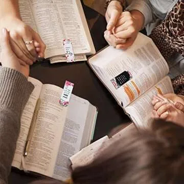 Zonon 48 Pcs Bible Verse Magnetic Bookmarks for All