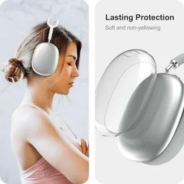MOLOPPO Clear Case Cover for AirPods Max Headphones