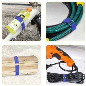 Versatile YMCRLUX Hook and Loop Straps for Organizing