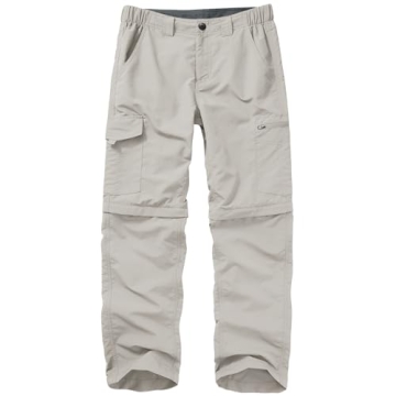 Toomett Convertible Hiking Pants - Lightweight Quick Dry & UV Protection