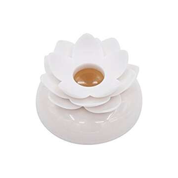 Lotus Cotton Swab Holder - Stylish & Versatile Storage Solution