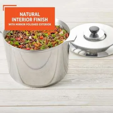 IMUSA Heavy Duty Cajun Aluminum Stock Pot for Cooking