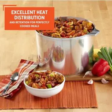 IMUSA Heavy Duty Cajun Aluminum Stock Pot for Cooking