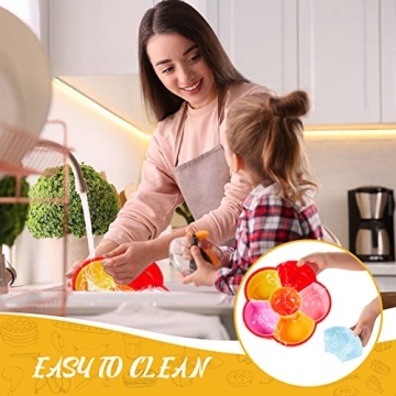 Tessco Flower Snack Tray with Lid - 6 Compartments