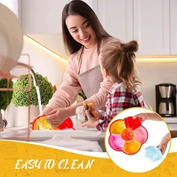 Tessco Flower Snack Tray with Lid - 6 Compartments