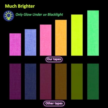 SIKEDEPRO Neon Gaffer Tape for Creative Events and Crafts