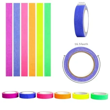 SIKEDEPRO Neon Gaffer Tape for Creative Events and Crafts