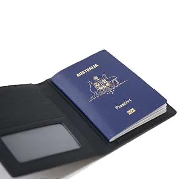 EGNT RFID Carbon ID Travel Wallet Slim Stylish Design