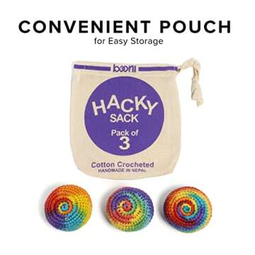 Hacky Sack Hand Crochet - Pack of 3 (no 3)