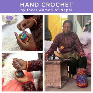 Hacky Sack Hand Crochet - Pack of 3 (no 3)