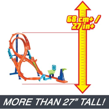 Hot Wheels Action Vertical-8 Jump Track Set for Kids