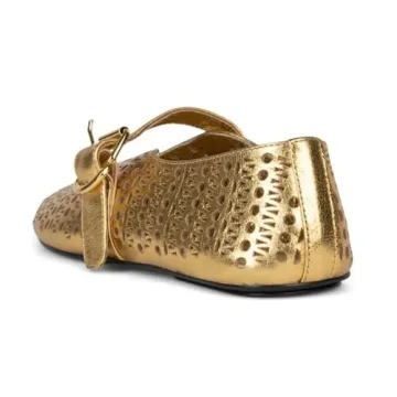 VOLEECE Women's Laser Cut Ballet Flats for Stylish Comfort