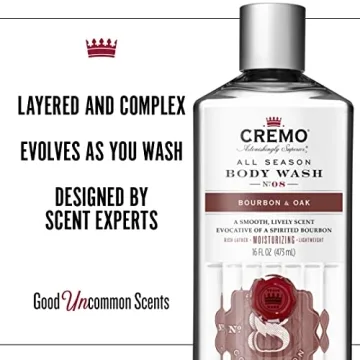 Cremo All Season Body Wash - Bourbon & Oak 16 Ounce