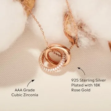 STORYJEWELLERY Mom Necklace, Gift for Mom, Gifts for Mom from Daughter, Mother Birthday Gift from Daughter, Presents for Mom, Mom Christmas Gifts, Mothers Day Gifts, S925 Plated with 18K Gold