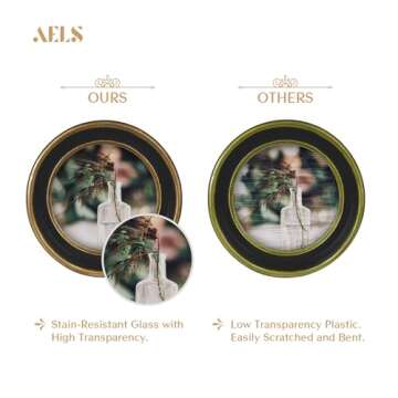 AELS Vintage Picture Frame - Antique 4x4 Photo Display