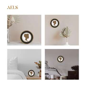 AELS Vintage Picture Frame - Antique 4x4 Photo Display