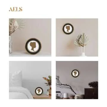 AELS Vintage Picture Frame - Antique 4x4 Photo Display