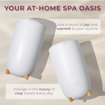 Zadro TWB Towel Warmer, Large | 20L | 12" Dia. x 21" Tall, Gray