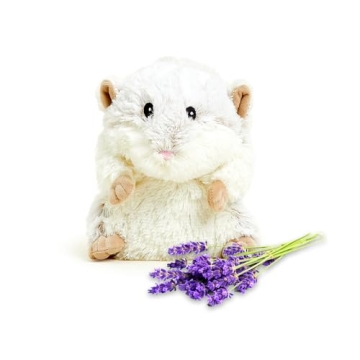 Warmies Microwavable & Weighted Stuffed Animals, Hamster - Heated Stuffed Animal Plushie for Warmth ...