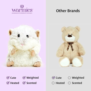 Warmies Microwavable Hamster - Plush Heating Therapy for All