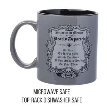 Haunted Mansion Beware Ceramic Mug 20oz - Silver Buffalo