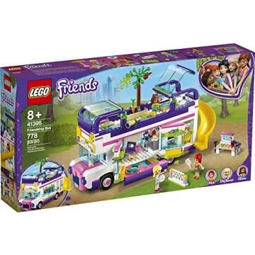 LEGO Friends Friendship Bus 41395 Heartlake City Toy Playset Building Kit Promotes Hours of Creative Play, New 2020 (778 Pieces)