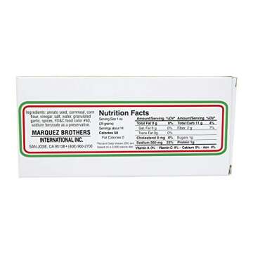 El Mexicano Achiote Rojo Paste 14 oz Flavorful Latin Condiment