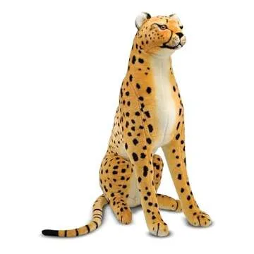 Melissa & Doug Giant Cheetah - Realistic Plush Animal