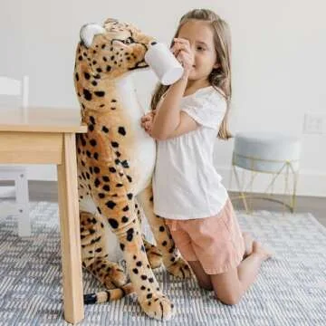 Melissa & Doug Giant Cheetah - Realistic Plush Animal
