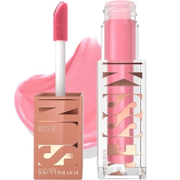 Maybelline Sunkisser Multi-Use Liquid Blush and Bronzer, Blendable, Longwear, Glowy Make Up, Blazing...