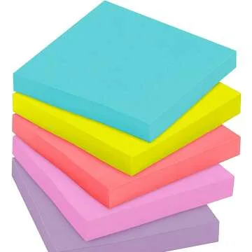 Super Sticky Notes, 3x3, Supernova Neons, 24 Pads