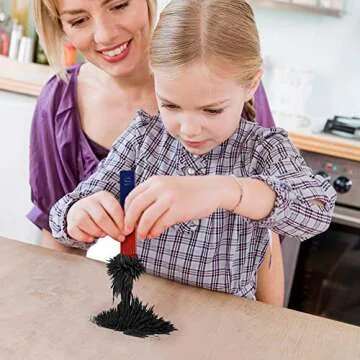 SPACECARE Magnetic Sand Iron Filings Iron Powder Filings Magnetic Power for Magnet Education and School Projects, Storage (12 Ounces) with Shaker Lid, 1 Pack Iron Oxide Powder Shavings for Science