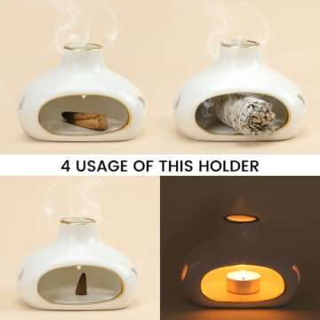 4 in 1 Palo Santo Holder for Cleansing Rituals