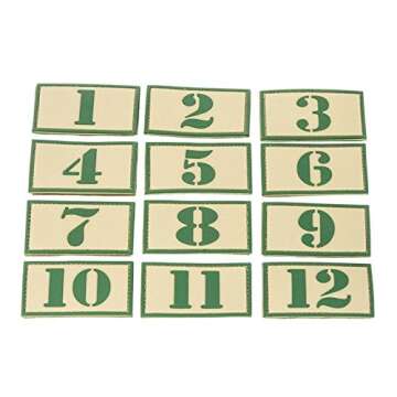 TBG Tactical Teddy and Number Patch Set