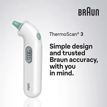 Braun ThermoScan 3 Ear Thermometer Fast Accurate Readings