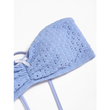 Stylish Strapless ZAFUL High Cut Bikini for Women