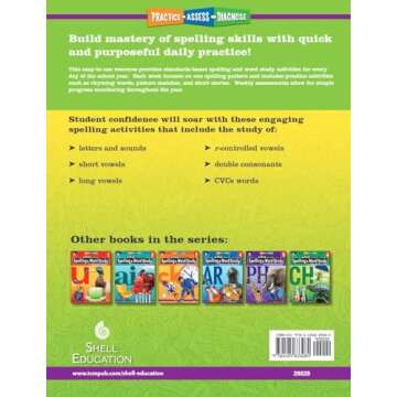 180 Days™: Reading, Vocabulary/Language for Kindergarten Practice Workbook for Classroom and Home,...