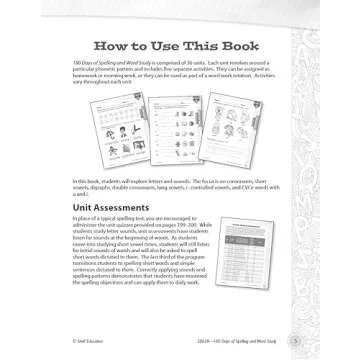 180 Days™: Reading, Vocabulary/Language for Kindergarten Practice Workbook for Classroom and Home, Cool and Fun Practice Created by Teachers (180 Days of Practice)