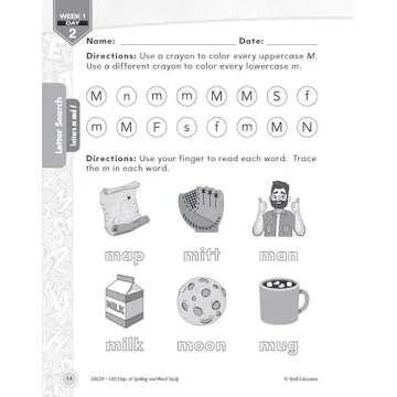 180 Days™: Reading, Vocabulary/Language for Kindergarten Practice Workbook for Classroom and Home, Cool and Fun Practice Created by Teachers (180 Days of Practice)