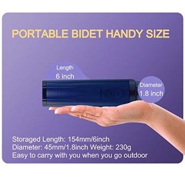 Hibbent Portable Bidet for Travel with USB Charging