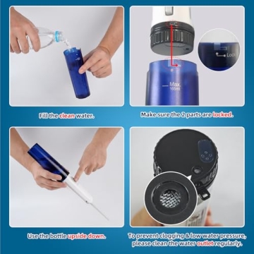 Hibbent Portable Bidet for Travel with USB Charging