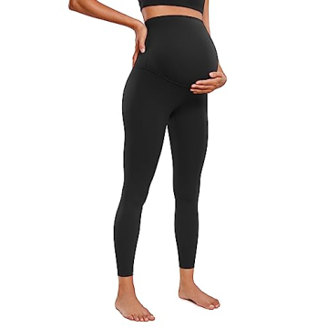 CRZ YOGA Women's Butterluxe Maternity Leggings Over The Belly 25" - Soft, Stretchy Yoga Pants for Co...