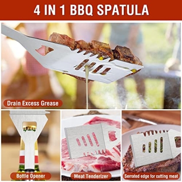 122PCS Grill Tool Set for Perfect Summer BBQs