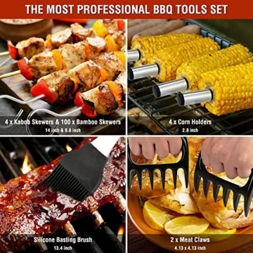122PCS Grill Tool Set for Perfect Summer BBQs