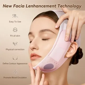 JUSRON V-Line Mask Chin Strap for Defined Jawline