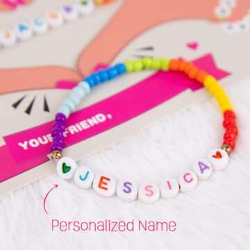 Thigreact Valentine DIY Bracelet Making Kit for Kids